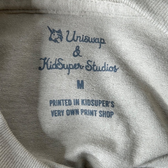 Kidsuper Studios & Uniswap Collaboration NYC T Shirt Men's Medium - Picture 4 of 6